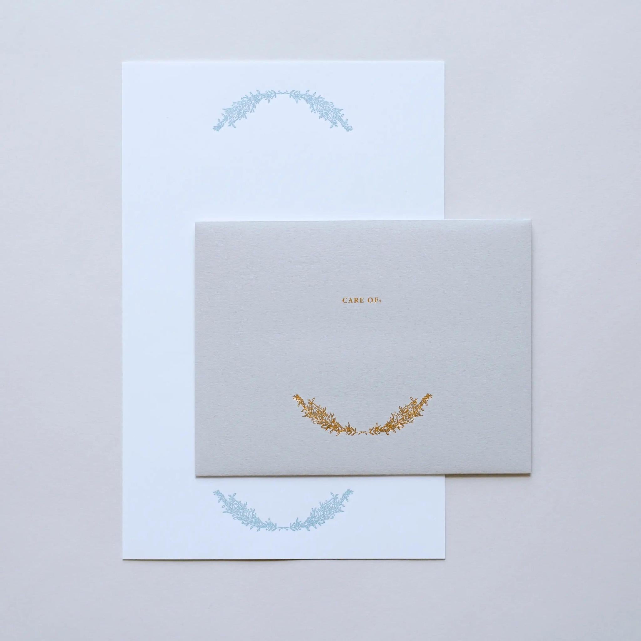 CARE OF - Letter Writing Boxed Set